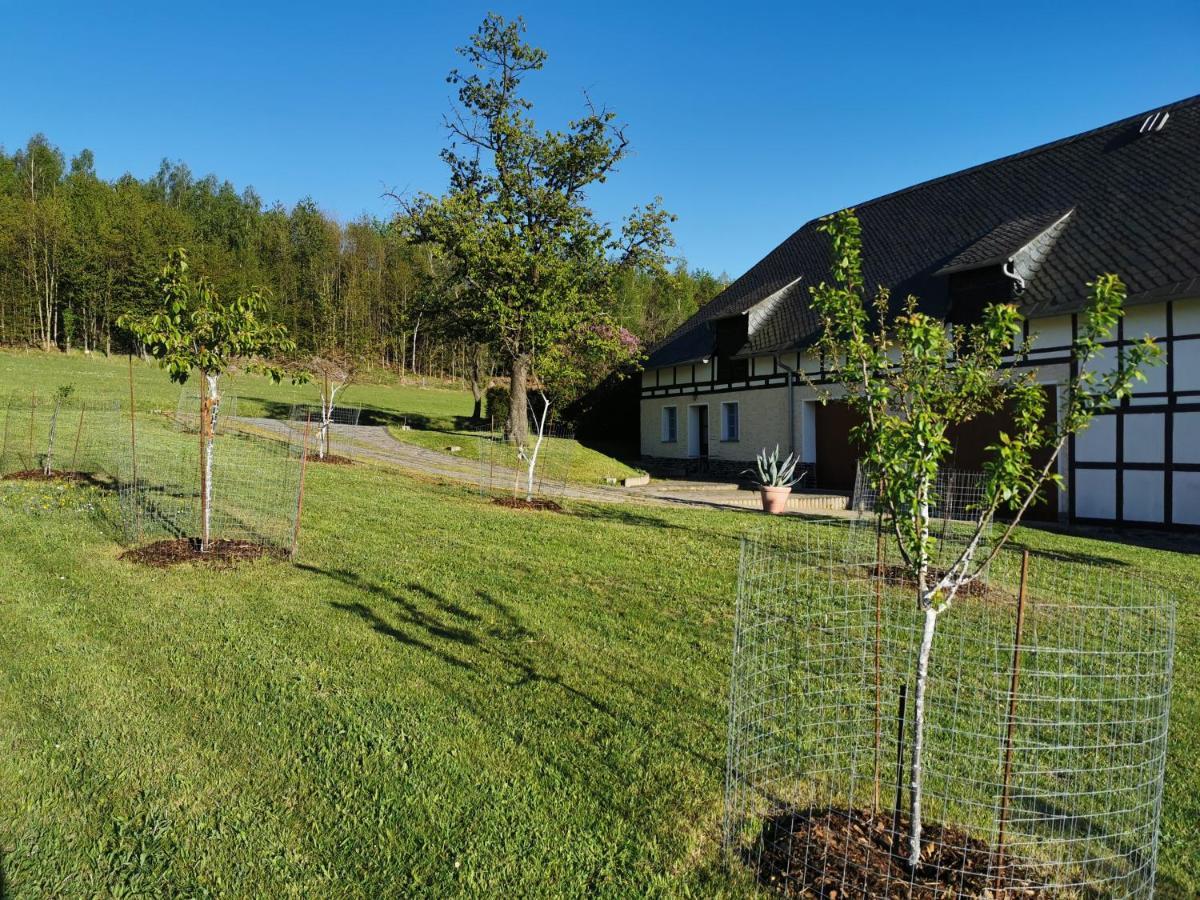 Ferienwohnung "Am Saalehaken" Gossitz Exterior foto